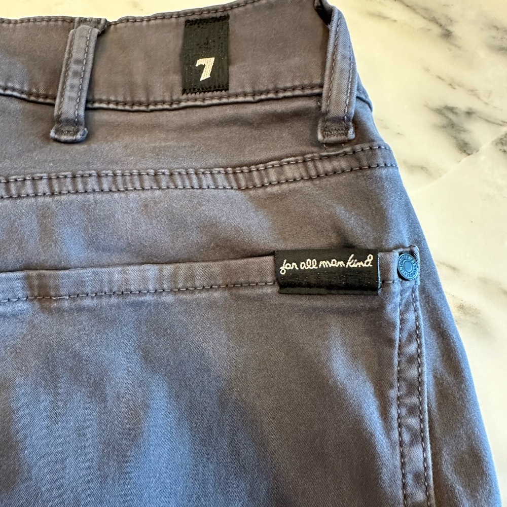 7 For All Mankind Gray Denim Jeans Modern Fit